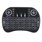Tastatura Iluminata Wireless Techstar® i8 RGB Play, Air Mouse, cu Touchpad, pentru TV Box si Mini PC, Android TV, Smart TV, PC, Laptop