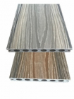 Deck Compozit (WPC) Coextrudat Exterra  Cu Doua Fete (Cafeniu si Gri)  2850x143x22.5 mm  EXTDEC-BIC120