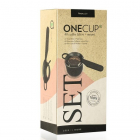 Onecup, 60 de filtre naturfine pentru cafea + suport de prindere, Finum