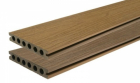 Pardoseala exterior (deck WPC) Gardin Deco Cinnamon Teak/Antic Walnut  bicolor  4000x145x22mm
