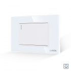 Intrerupator cu Revenire (Sonerie) Mecanic LUXION cu Rama din Sticla, Standard Italian, 3M