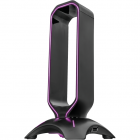 Stand casti Trust Cintar GXT 265, Iluminare RGB, Negru