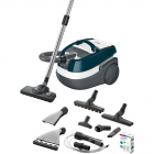 Aspirator cu spalare Bosch BWD41720, 1700 W, 5 L, Filtru Epa, Perie Parchet, Alb/Turcoaz