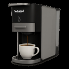 Espressor 5 in 1 Techwood TCA-026N, 20BAR, 1350W, 0.7L, Dolce Gusto, Nespresso, ESE, Soft Pods, Cafea macinata