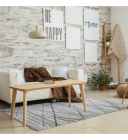 Covor Beenom cu design romburi gri-alb 1012-125