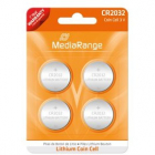 MediaRange Lithium Cion Cells, CR2032/3v Pack 4