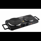Plita electrica dubla Techwood TPE-2516, 2500W, Ø185 mm + Ø155 mm, termostat