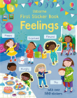 First Sticker Book Feelings Usborne
