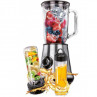 MPM Blender MPM MBL-15M, inox Putere: 450 W Numar trepte de viteza: 2+pulsatii Vas sticla 1 L + 2 vase de 600 ml