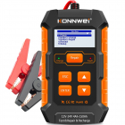 Tester incarcare si reparare baterii auto KONNWEI KW520 – Tester baterie 12V/24V cu functie de incarcare 10A/5A, reparare pulse, test cranking si alternator, afisaj LCD color