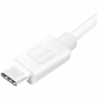 Cablu LogiLink, USB-A la USB-C, 1.5m, Alb