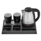 Fierbator electric pentru hotel Adler AD1354, 1.2L, 1500W, inox, 2 cani ceramica