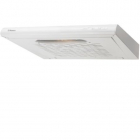 Hota decorativa HANSA OSC6111WH, diametru evacuare aer 120mm, tip universal, aspirare/recirculare, 1x28W, filtru grasime acrilic, comanda butoane, alb