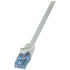 logilink Patch Cable Cat.6A 10GE Home U/UTP EconLine grey 0,50m