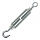 Intinzator cu ochi si carlig, otel zincat, M10, 125 mm