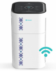 Purificator aer AlecoAir P80 TRADITIO  Filtru TRUE HEPA si Carbon  UV-C  WiFi  Multisenzor PM1  PM2.5  PM10  CO2  TVOC  Plasma