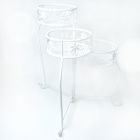 Set 3 suporti pentru flori, metal, 61 x 49 x 53 cm