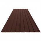 Tabla cutata zincata G10, maro lucios RAL 8017, inaltime cuta 10 mm, 1500 x 910 x 0.30 mm