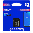 MICROSD CARD 32GB  CLASA 10 UHS-I CU ADAPTOR