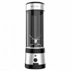 Blender 4396  Smoothie USB WanderlustMix  Cana Portabila 126W   4 Lame Acoperite  Titan Negru