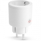 Priza Inteligenta WiFi cu Contor Consum 16A 3680W Alexa Google Siri IFTTT Tuya Alb