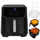 Friteuza cu Aer Cald AD 6317 Capacitate 5.5L 12 Programe Automate Putere 1800W Negru