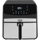 Friteuza cu Aer Cald IDEAL Capacitate 6.5L Putere 1800W Negru/Inox