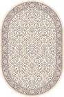 Covor lana oval Itamar alabastrowy
