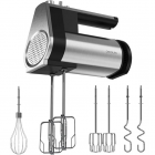 Mixer Manual 500 W 5 Trepte de Viteza Plus Functie Turbo Argintiu-Negru