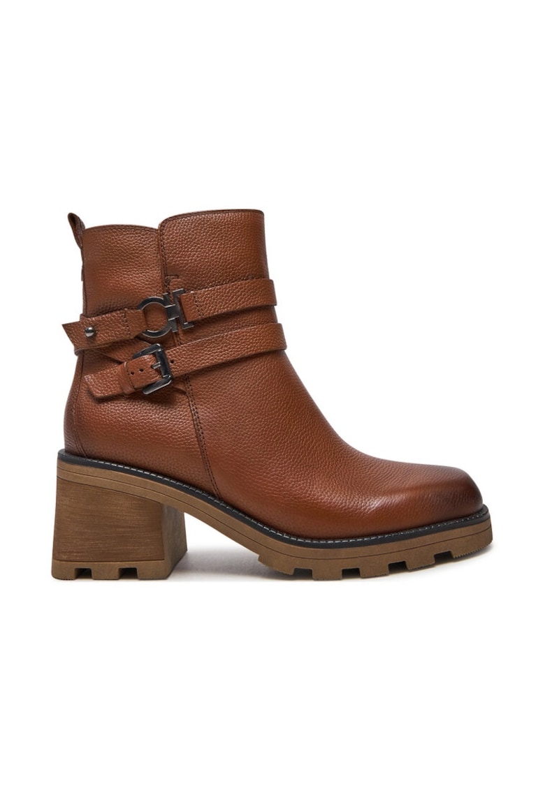 Botine dama - 304310 - Piele naturala - Maro1