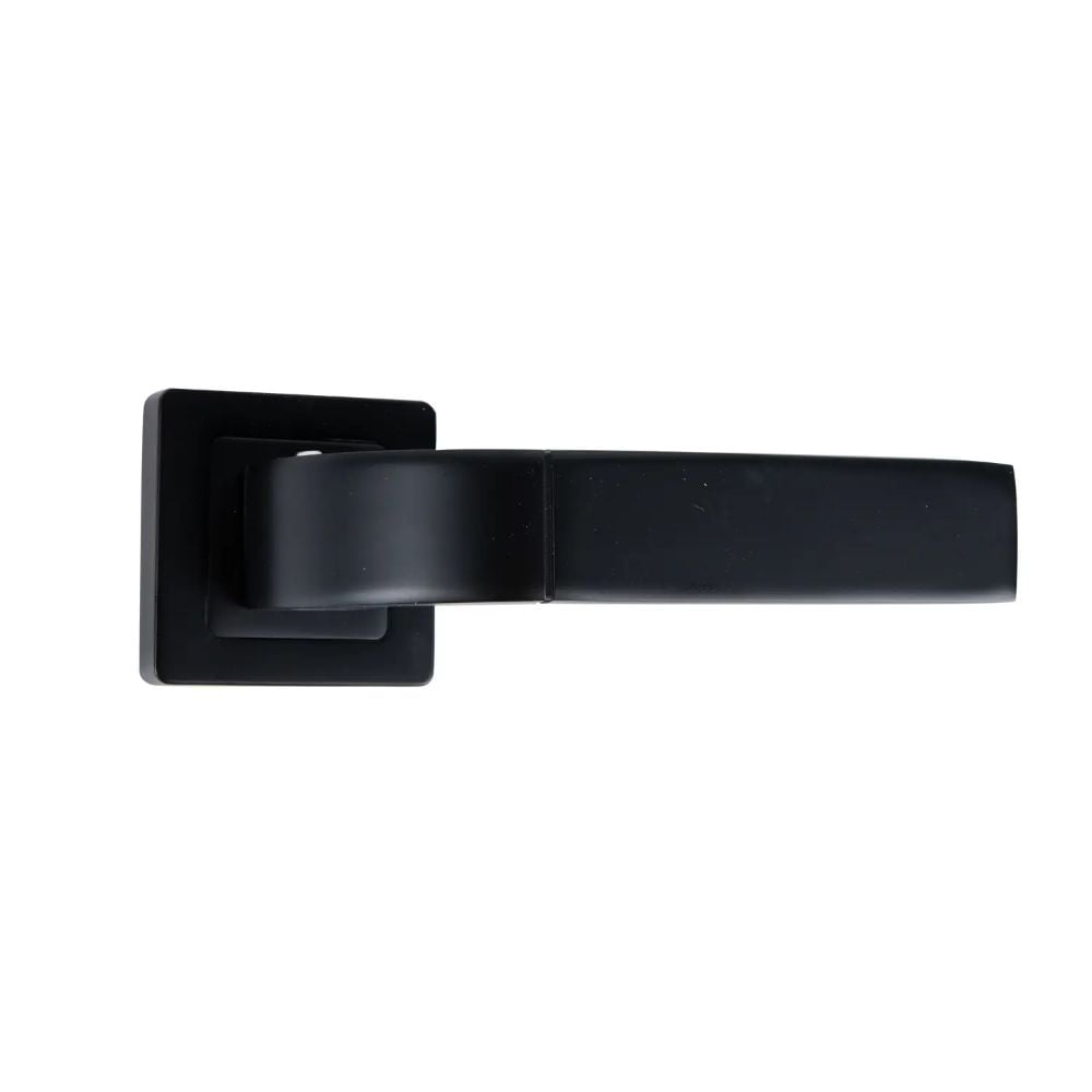 Set manere Yale Bologna, cu rozete incluse, aluminiu, negru mat