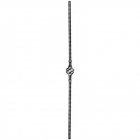Montant drept, amprentat, 900 x 12 x 12 mm, 1 ornament