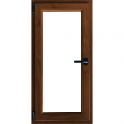 Fereastra PVC, 5 camere, deschidere stanga oscilobatant, stejar, 56 x 86 cm