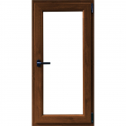 Fereastra PVC, 5 camere, dechidere dreapta oscilobatant, stejar, 56 x 86 cm