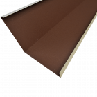 Dolie mica, metal, maro, RAL 8017, mat, 140 x 140 x 2000 mm