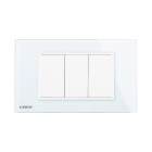 Priza blank – goala Livolo cu rama din sticla – standard italian