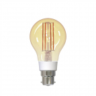 Bec inteligent LED Wireless Homeflow B-5008, B22, 5.5W (40W), 500lm, dimabil, filament, lumina calda, Control de pe telefonul mobil