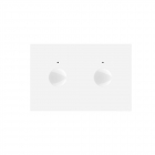 Modul intrerupator dublu cu touch Livolo standard Italian, Serie noua