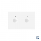 Modul intrerupator dublu wireless cu touch Livolo standard Italian, Serie noua