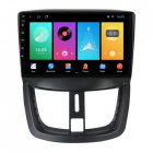 Navigatie dedicata cu Android Peugeot 206+ 2009 - 2014, 1GB RAM, Radio GPS Dual Zone, Display HD IPS 9" Touchscreen, Internet Wi-Fi, Bluetooth, MirrorLink, USB