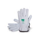 Manusi protectie 160 IBSZ, piele bovine, marimea 9, alb