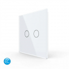 Telecomanda EC Tip Panou Dublu cu Touch LIVOLO din Sticla Securizata