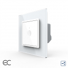 Intrerupator Simplu Cap Scara / Cruce cu Touch LIVOLO cu Rama din Sticla – Protocol Zigbee EC