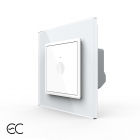 Intrerupator Simplu cu Touch LIVOLO cu Rama din Sticla – Protocol ZigBee EC