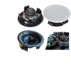 Set 2 Difuzoare Tavan 2X30W 1 Activ + 1 Pasiv Bluetooth Gri