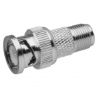 Set adaptoare cablu coaxial Emos, mufe F-BNC, 10 bucati