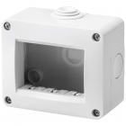 Doza aparenta 3 module IP40 gri Gewiss Chorus GW16503