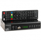 Tuner Digital Terestru/ Cablu DVB-T2/C H.265 Negru