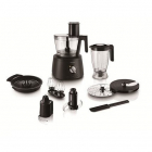 Robot de bucatarie Avance Collection HR7776/90, 1300W, bol 2.4 l, blender 1.5 l, 12 viteze + Pulse, negru