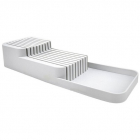 Organizator Cutite 39 x 14 x 7cm Alb